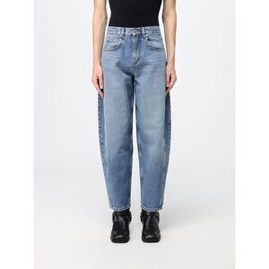 Isabel Marant Oriane High-Waisted Baggy Jeans In Cotton Denim